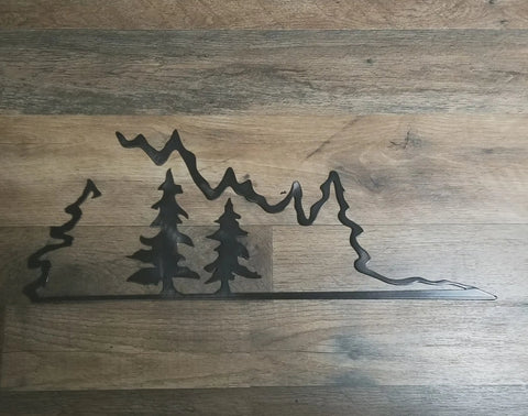 Trees with Mountain
