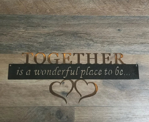 Together is a wonderful place to be..